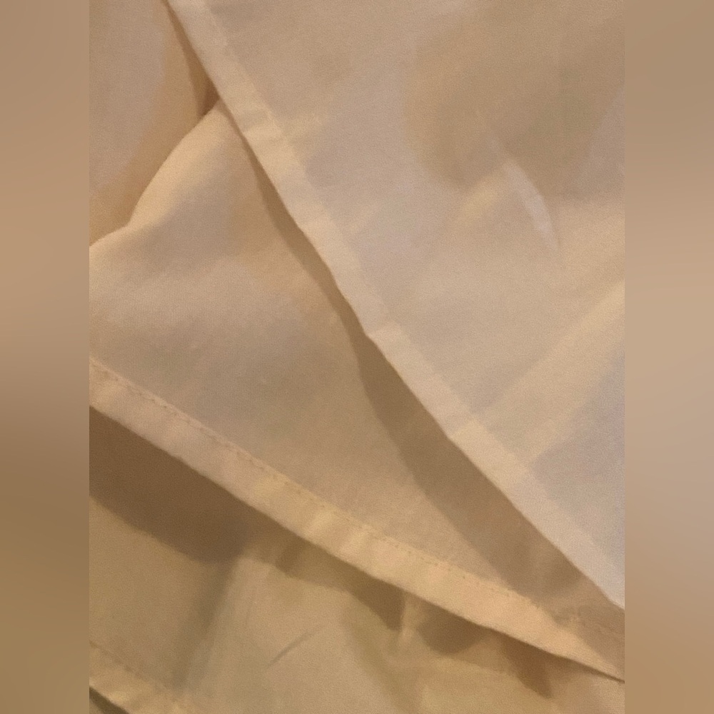 English Factory Cotton Tiered Midi Dress Ruffle V-Neck Cream SKU353 - Picture 9 of 12